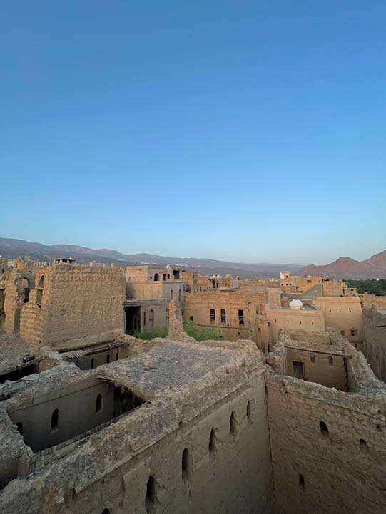 old al hamra mud buildings