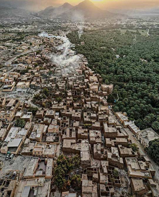 Panoramic view old al hamra