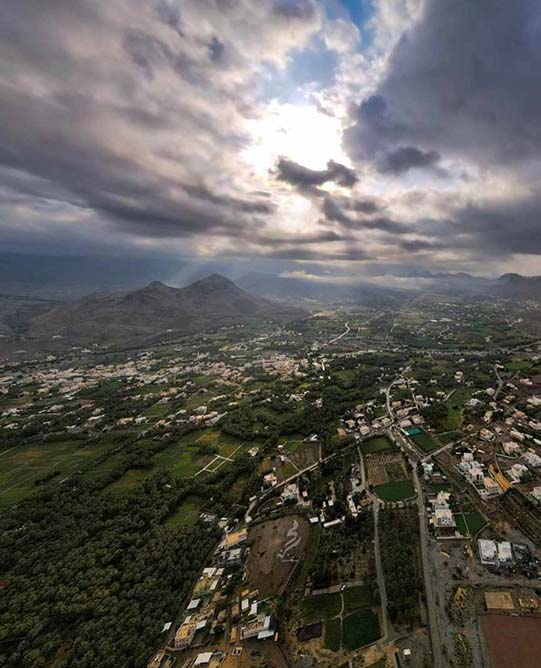 Clody Panoramic view from old al hamra