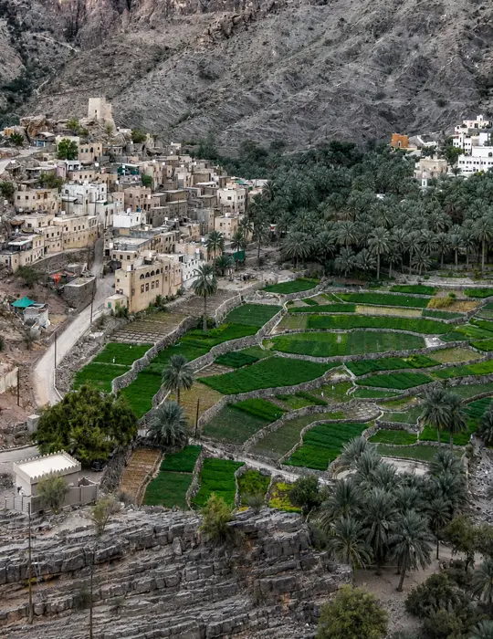 Panoramic View from Bilad Sayt Mountain Village
