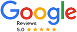 5.0 rating on Google Reviews