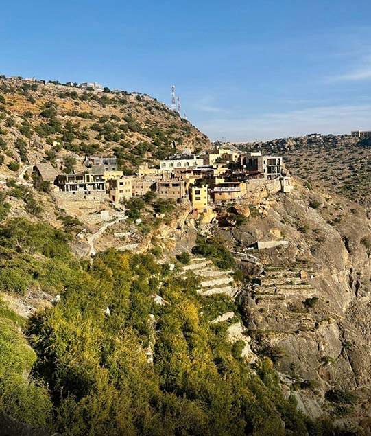 Jabal akhthar village view