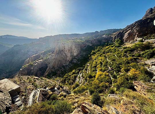 Jabal akhthar layered strcuture