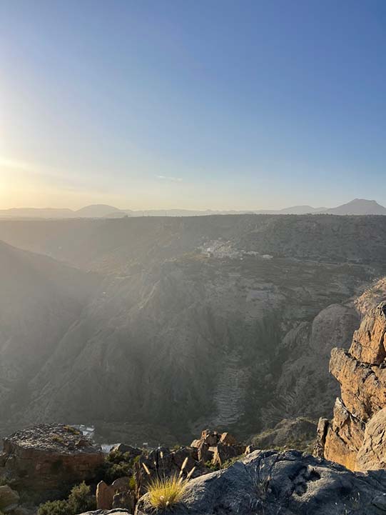 Jabal akhthar mountain view