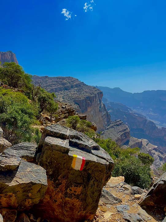 Deep view from the Balcony Walk, Jabal Shams