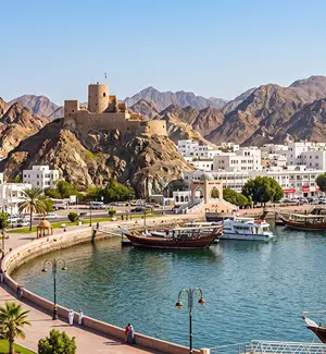 Mutrah Souq and Corniche in Muscat