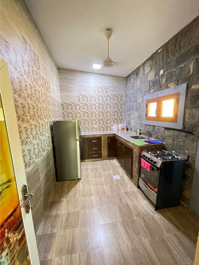 Kitchen inside Jebel Shams Villa