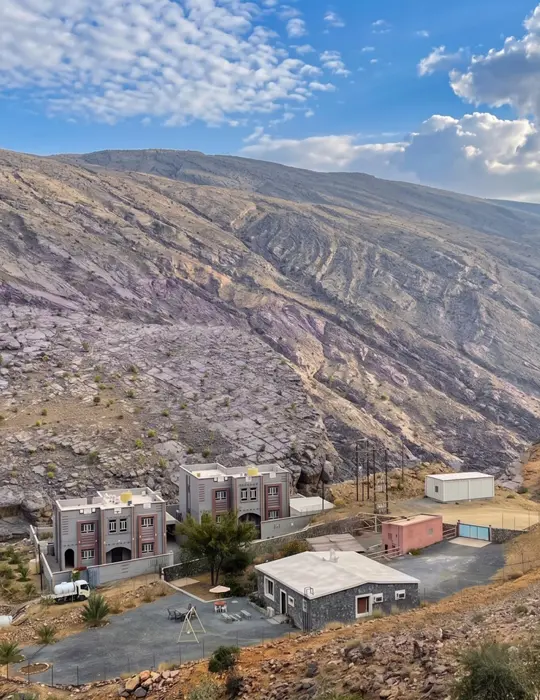 Front exterior view of Jebel Shams Villa