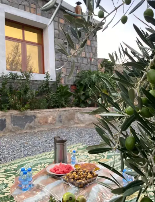 Mountain panorama from Jebel Shams Villa