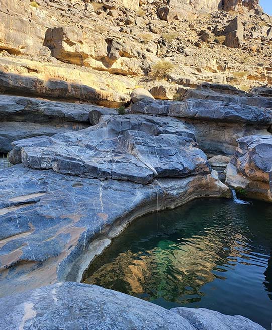 pool in wadi damm