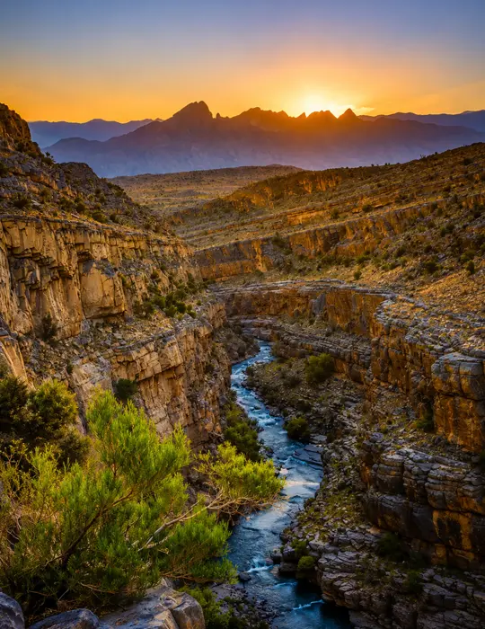 wadi ghul wadi al nakhr beautiful view