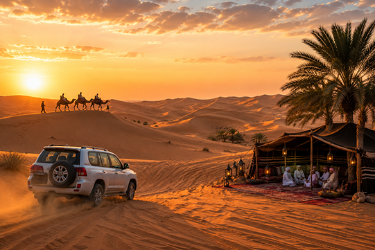 local camping in wahiba sands desert